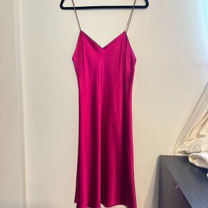Helmut Lang Silk Slip Dress
